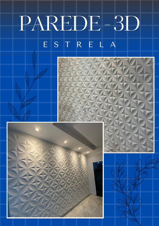 Parede 3D Estrela