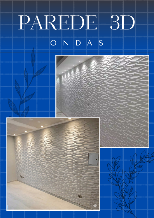 Parede 3D Ondas