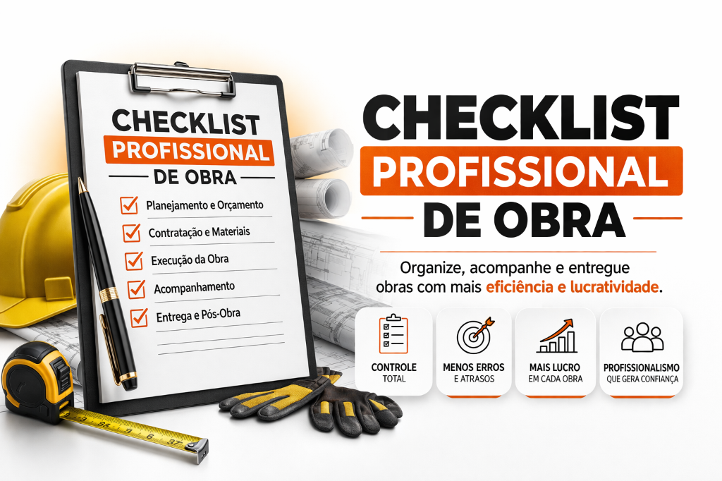 Checklist profissional de obra